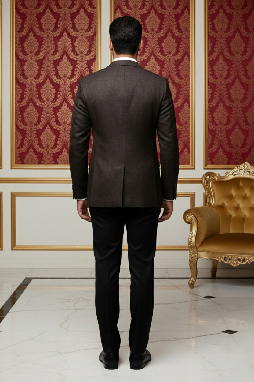 Men's Slim Fit Premium Textured Blazer - Image 4