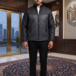 Men's Luxury Mixed-Quilt Puffer Jacket